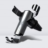 Gravity phone holder - for car air vent - 3 point support - with safety lockHolders
