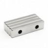 N35 - neodymium magnet - block - with double 5mm holes - 40 * 10 * 5mm - 3 piecesN35