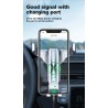 Gravity phone holder - for car air vent - 3 point support - with safety lockHolders