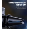 Gravity phone holder - for car air vent - 3 point support - with safety lockHolders
