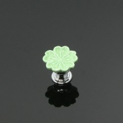 Orchid shaped furniture knobs - handles - ceramicFurniture