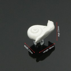 Snail shaped furniture knobs - ceramic handlesFurniture
