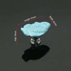 Cartoon fish shaped knobs - ceramic furniture handlesFurniture
