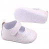 Leather shoes - with flower design - for newborns / babiesShoes
