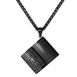 Holy Bible pendant - with necklace - stainless steelNecklaces