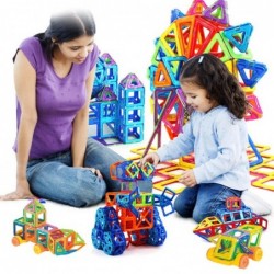 Mini magnetic building blocks - construction set - plasticConstruction