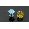 Orchid shaped furniture knobs - handles - ceramicFurniture
