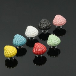 Seashell shaped furniture knobs - ceramic handlesFurniture