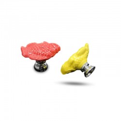Cartoon fish shaped knobs - ceramic furniture handlesFurniture
