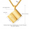 Holy Bible pendant - with necklace - stainless steelNecklaces