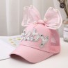 Baseball cap - with bow / glitter / pearls - for girls / boys - adjustableHats & Caps