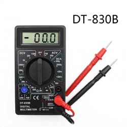 DT-830B - LCD digital multimeter - 1999 counts - AC / DC / Ohm / voltage tester - 750 - 1000VMultimeters