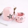 Cotton hat & scarf - set for girls / boys - stars / snowflakes / swansHats & caps
