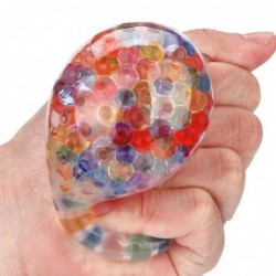 Spongy rainbow ball - squeezable toy - stress reliefBalls