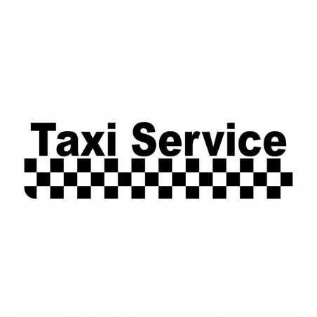 Taxi Service - car vinyl sticker - 15.8 * 4.5cmStickers