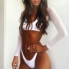 Sexy bikini set - thong / long sleeve topBeachwear