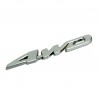 4WD chrome car stickerStickers