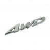 4WD chrome car stickerStickers