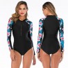 One piece swimsuit - long sleeve - with zipperSwimming