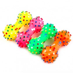 Squeaky sound - rubber dog bone - pets toyAnimals & Pets