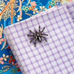Spider shaped trendy cufflinksCufflinks