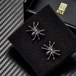 Spider shaped trendy cufflinksCufflinks