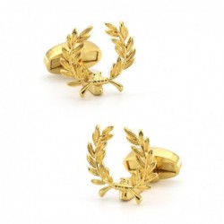 Wheat spike - golden cufflinksCufflinks