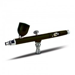 Dual-action airbrush - paint spray gun - kit for nail art / tattoo / cakes decoration - 0.3mmEquipment