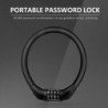 Bicycle / motorcycle lock - ring with 4 digit passcode - anti-theftMotorbike parts
