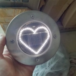 Heart shaped solar lamp - garden light - lawn / porch / patioSolar lighting