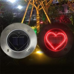 Heart shaped solar lamp - garden light - lawn / porch / patioSolar lighting