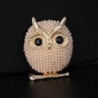 Crystal brooch with pearl owlBrooches