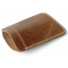 Slim leather wallet - with metal clip - money holderWallets