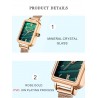 Luxurious quartz watch - stainless steel - mesh - waterproofWatches