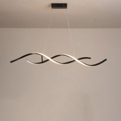 Modern chandelier - ceiling light - LED - dimmable - with remote controller - wavy designCeiling lights