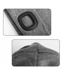 Warm knitted beanie - with LED light - unisexHats & Caps