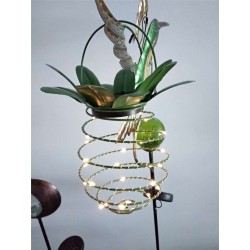 Solar garden light - hanging lamp / lantern - waterproof - LED - pineapple shapeSolar lighting