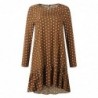 Autumn polka dot dress - with long sleevesDresses