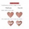 Heart shaped labels - scratch stickers - 2.5cm - 300 piecesDecoration
