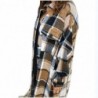 Vintage plaid coat - long shirt - with buttons / pocketsJackets