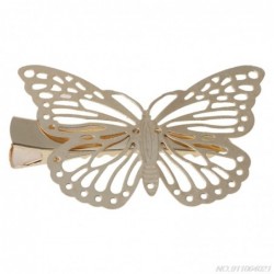 Hair clip with golden butterflyHair clips
