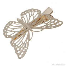 Hair clip with golden butterflyHair clips