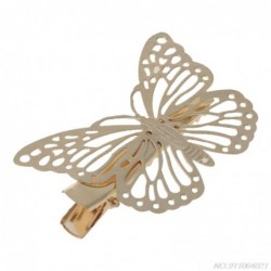 Hair clip with golden butterflyHair clips