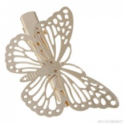 Hair clip with golden butterflyHair clips