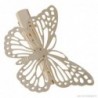 Hair clip with golden butterflyHair clips