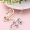 Bow-knot butterfly - metal hair clip - with pearlsHair clips