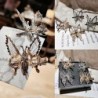 Hollow-out moving butterfly - metal hair clipHair clips