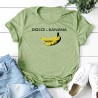 Dolce & Banana - funny print t-shirt - short sleeveBlouses & shirts
