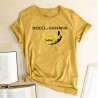 Dolce & Banana - funny print t-shirt - short sleeveBlouses & shirts
