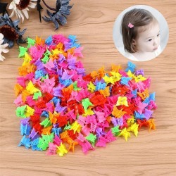 Mini colourful butterflies - hair clipsHair clips
